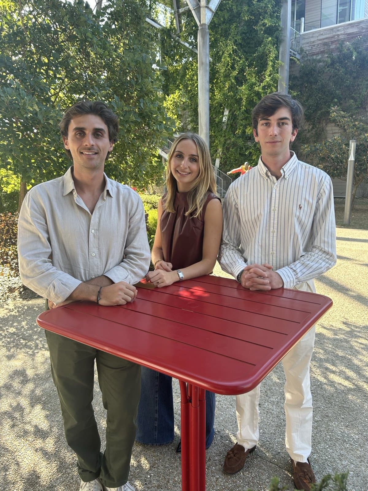 Roman Burgun, Elisa Bocher et Rodrigue de Guerre, fondateurs de HYPTO